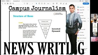 NEWS WRITING  Campus Journalism [upl. by Rivalee]