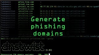 Generate Phishing Domains Easily with Dnstwist Tutorial [upl. by Enilrad]