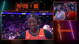 Kahleah Copper Becomes Second Player In WNBA History With Consecutive 35 PT Games [upl. by Amaleta]