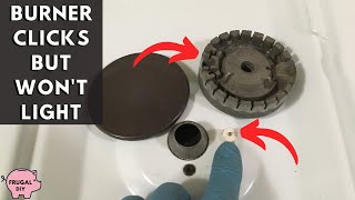 Fix a Stove Top Burner That Clicks But Won’t Light [upl. by Haron]