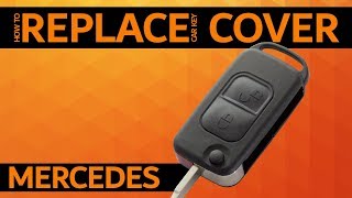 MERCEDES  How to replace car key cover [upl. by Foushee458]