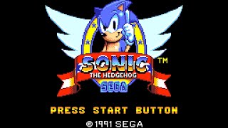 Sonic the Hedgehog Game Gear playthrough Longplay [upl. by Mahgirb]