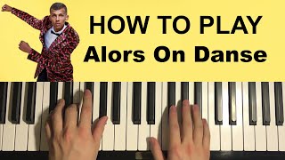 Stromae  Alors On Danse Piano Tutorial Lesson [upl. by Burk]