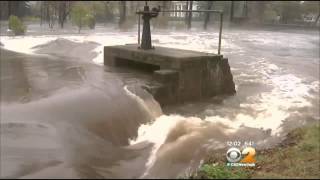 Rahway River Floods NJ Neighborhoods [upl. by Reinal]