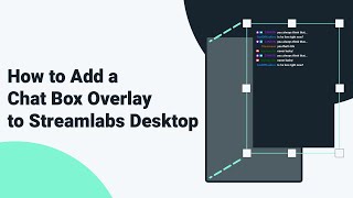 How to Add Chat Box Overlay to Your Live Stream  Works For Twitch YouTube Facebook [upl. by Aretina]