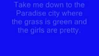 Paradise city Lyrics [upl. by Donata]