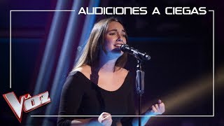 Marina Damer canta Lo saben mis zapatos  Audiciones a ciegas  La Voz Antena 3 2019 [upl. by Schinica]