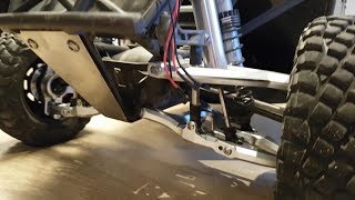 Traxxas UDR aluminum front lower arms and C hubs pt 12 [upl. by Drusie862]