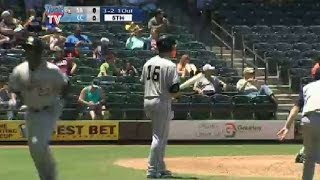 San Antonios Liriano blasts second homer [upl. by Ahsiekat]