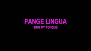 Pange Lingua with English Translation HD [upl. by Zoie]