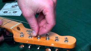 Updated How to String a Guitar with Vintage Style Tuners [upl. by Orton]