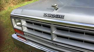 1986 Dodge D150 Longbed Lowered [upl. by Yznyl]