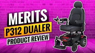 Merits P312 Dualer Power Wheelchair Review 2024 [upl. by Thessa225]