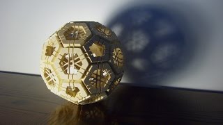 Geodesic sphere puzzle truncated icosahedron [upl. by Aznerol]