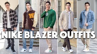 How to Style Nike Blazers  Outfit Ideas [upl. by Adnorrehs862]