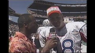 Peyton Manning on Mike Vanderjagt for talking st about him in a press conference 2003 [upl. by Onitsuj]