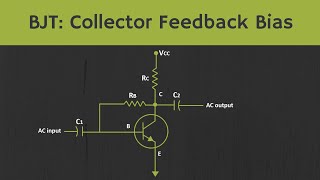 BJT Collector Feedback Bias Explained [upl. by Ahras677]