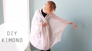 DIY Kimono Tutorial Using a Scarf [upl. by Dory254]