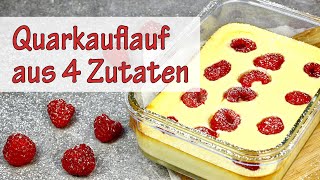 LOW CARB  KETO Quarkauflauf  schnell proteinreich amp ohne Zucker [upl. by Aiem481]