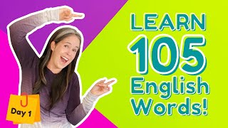 LEARN 105 ENGLISH VOCABULARY WORDS  DAY 1 [upl. by Lemhaj247]