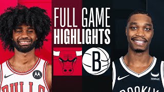 BULLS at NETS  FULL GAME HIGHLIGHTS  November 26 2023 [upl. by Eineg]