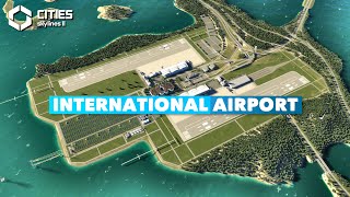 Building an International Airport on an Island  Timelapse Build [upl. by Froma]