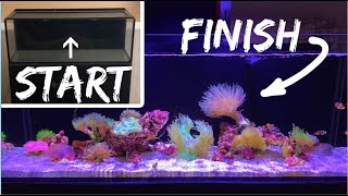 How To Setup A Saltwater Aquarium Step By Step [upl. by Haissi899]