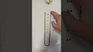 DIY Mercury Manometer UTube Vacuum Gauge [upl. by Hilda]