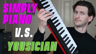 Simply Piano vs Yousician  Honest and Non Sponsored [upl. by Yrrab967]