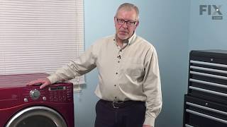 LG Dryer Repair  How to Replace the Drum Roller [upl. by Ociredef]