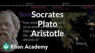 Socrates Plato Aristotle  World History  Khan Academy [upl. by Naicul]