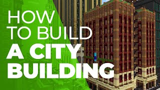 How to Build a Minecraft City Building TUTORIAL [upl. by Krystin]