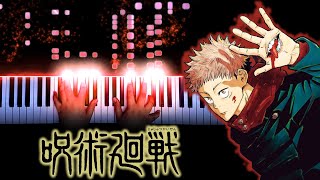 Jujutsu Kaisen OP  quotKaikai Kitanquot  Eve Piano [upl. by Simonette]