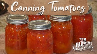 CANNING TOMATOES  HowTo Can WholeHalvedQuartered Tomatoes [upl. by Dleifxam974]