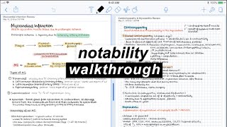 Notability on the iPad  Walkthrough amp Review ✏️ [upl. by Perce]