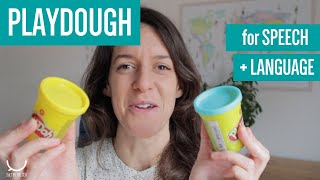 Using PLAYDOUGH for Speech and Language Therapy [upl. by Ime]