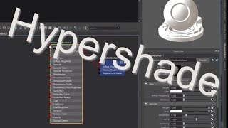 Maya Hypershade Basics [upl. by Nylodnewg]