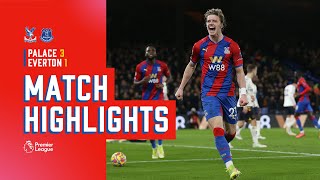 Crystal Palace v Everton  Match Highlights [upl. by Bernadine]