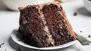 The Best Vegan Chocolate Cake Period [upl. by Lrac]