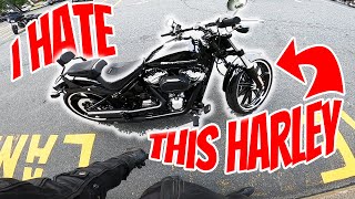 2019 Harley Davidson BREAKOUT  FULL RIDE REVIEW [upl. by Ynehpets]