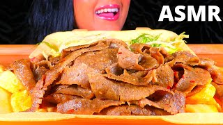 ASMR DONER KEBAB AND CHIPS MUKBANG EATING SOUNDS UK MUKBANG [upl. by Ikkaj]