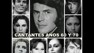 Cantantes de los años 60 y 70 [upl. by Ahsinan]