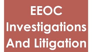 Handling EEOC Investigations amp Litigation｜hrsimplecom [upl. by Ainiger]