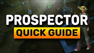 How to get the Prospector Outfit in OSRS 2022  Old School Runescape  Quick Guide [upl. by Hebbe284]