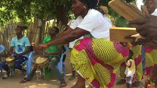 Jola Cultural dance in Berrending Gambia [upl. by Ballman]