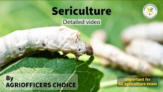 Sericulture  Important for IBPS AFO  RRB SO  Agriculture Exams [upl. by Locke]