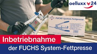 Fuchs System Fettpresse  Tutorial  oelluxx24 [upl. by Marrin649]