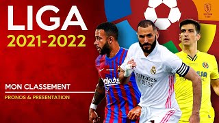 ⚽ Mon CLASSEMENT pour la LIGA 20212022 [upl. by Merrilee]