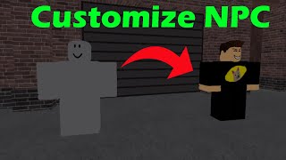 ROBLOX Studio  How to customize an NPC [upl. by Ritter]