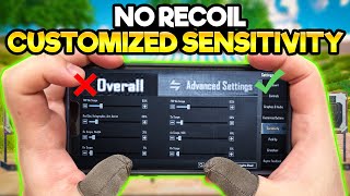 How To Get The Best PUBG MOBILE Sensitivity  Customized Sensitivity  iPhone 13 Pro Max [upl. by Theressa]